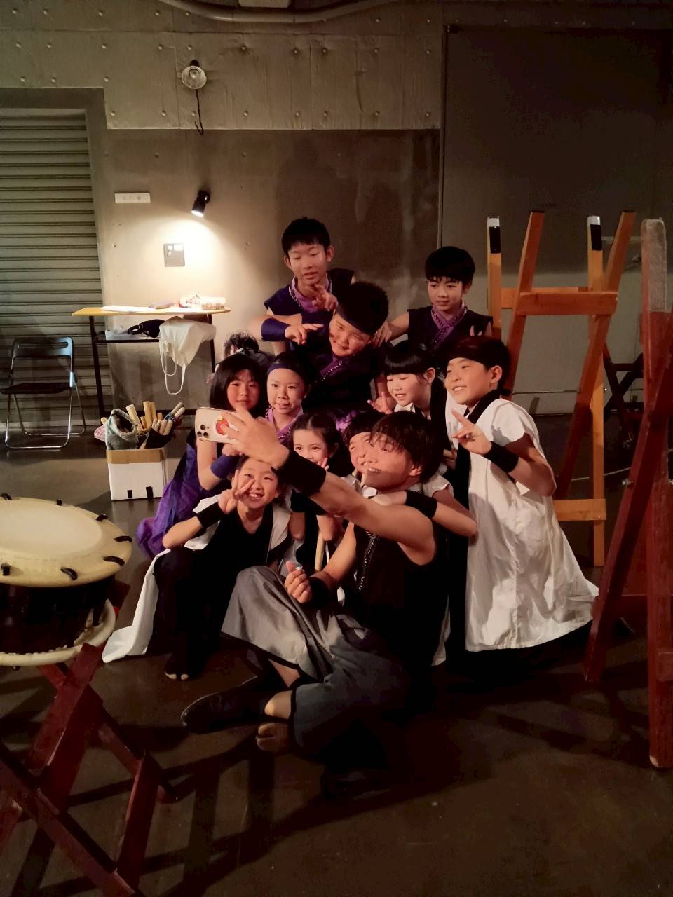 本番前の舞台袖