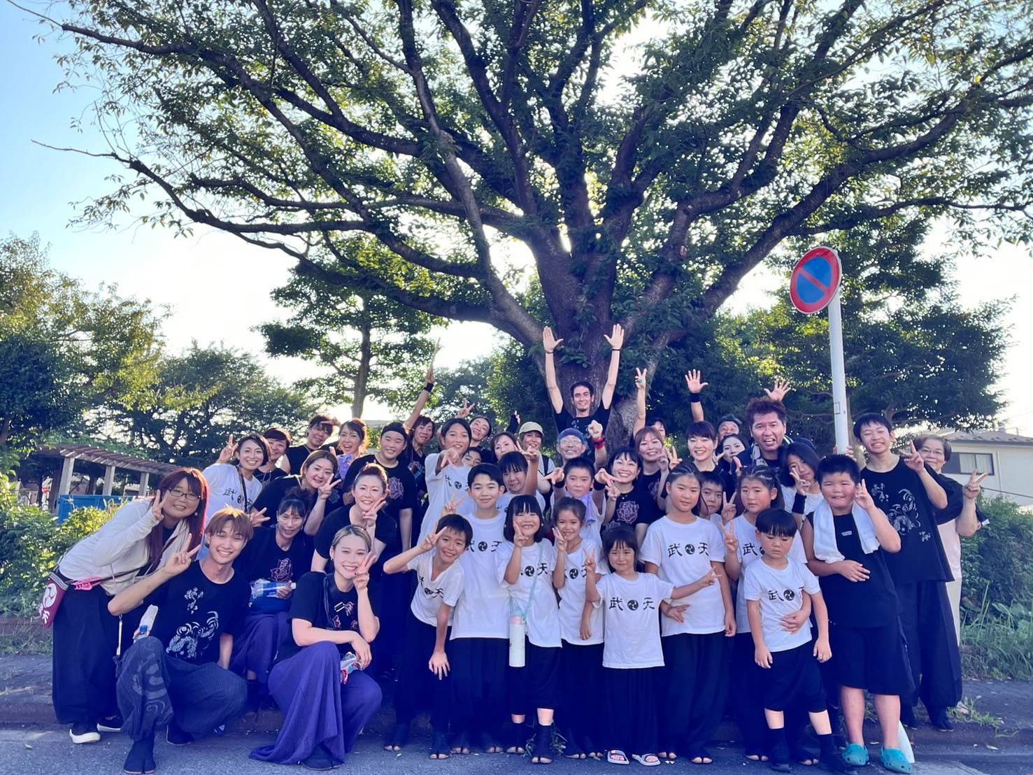 みんなで楽しく練習中